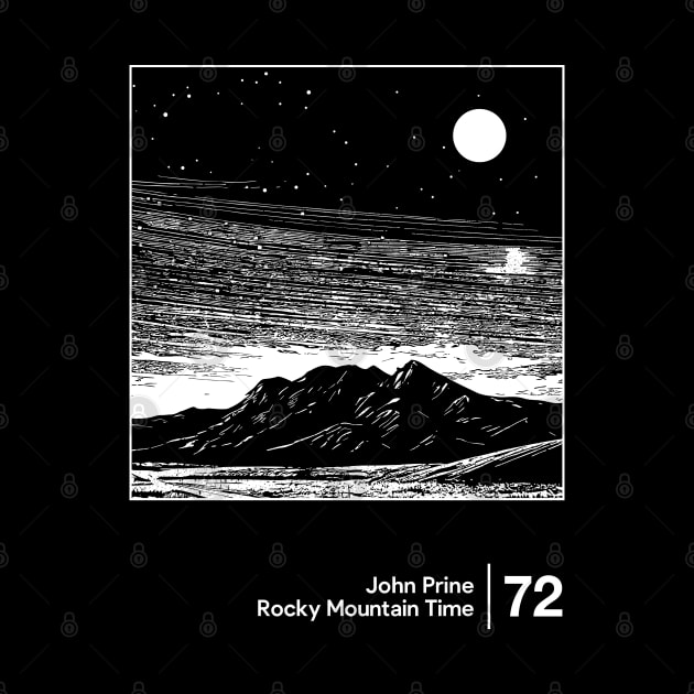 Rocky Mountain Time / Minimal Style Graphic Artwork by saudade