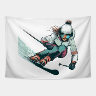 Skieuse Tapestry