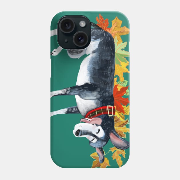 September Angel Turquoise Phone Case by belettelepink