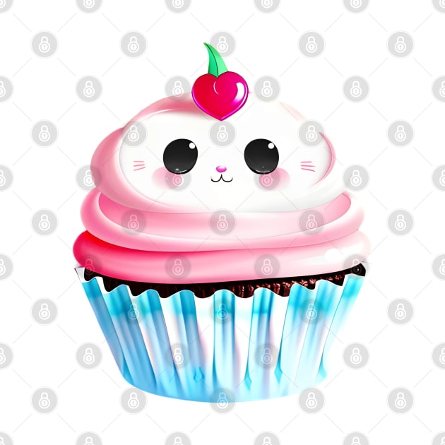 Cotton Candy Dreamie Cupcake by KawaiiNimbus