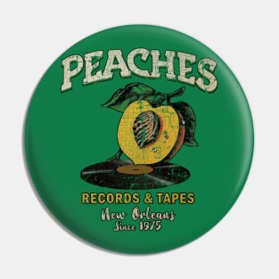 Peaches Records & Tapes 1975 Pin