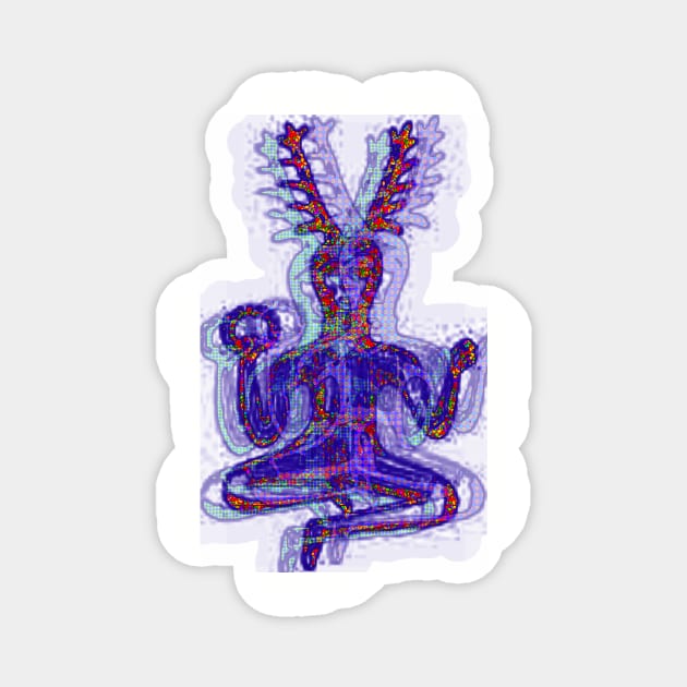 Cernunnos Magnet by indusdreaming