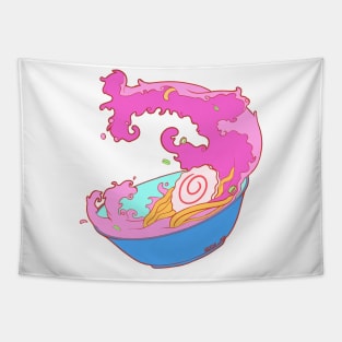 Neon Ramen Tapestry