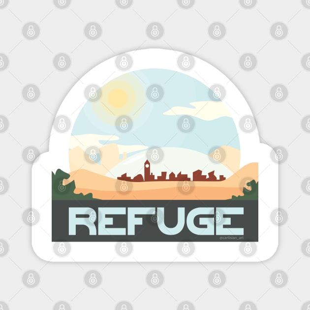 Refuge Magnet by TheLonelyGoat