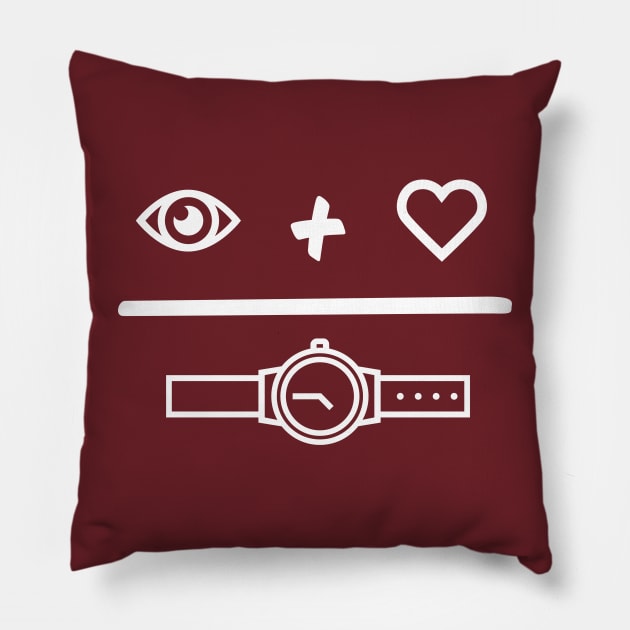 I Love Overwatch Pillow by Crowdawg