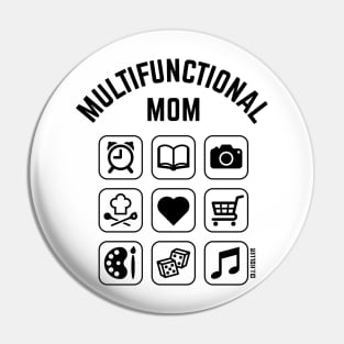 Multifunctional Mom (9 Icons) Pin