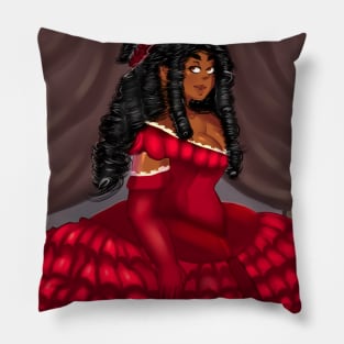 Victorian Woman Pillow