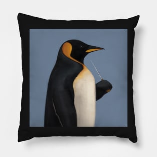 King Penguin Conductor Pillow