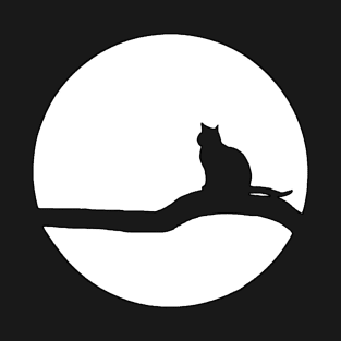 Branching Moon Cat T-Shirt