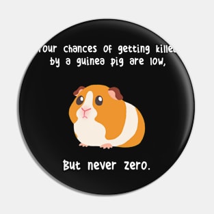 Never Zero Guinea Pig Pin