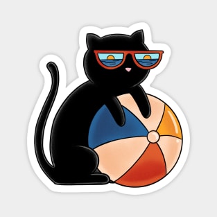 Cat Vacation Magnet