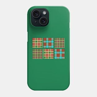 Christmas Plaid Blocks Phone Case