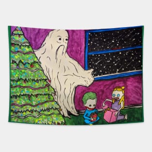 Christmas Ghost Tapestry