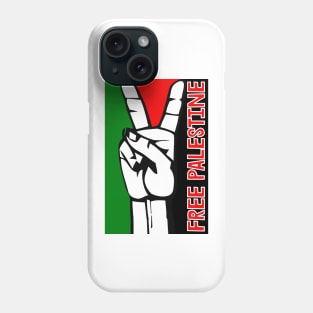 Free Palestine Peace Sign Phone Case