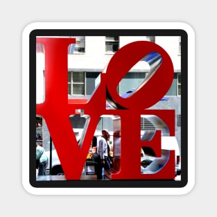 LOVE Sculpture by Robert Indiana Magnet