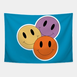 Retro Smiley face Tapestry