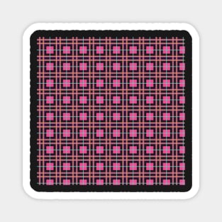 Pack a Punch Pink Tartan Magnet