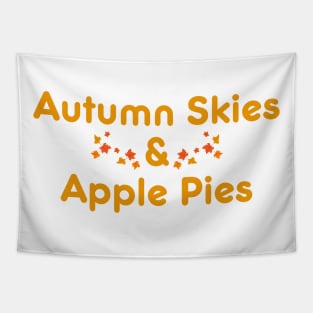 Autumn Skies and Apple Pies Tapestry