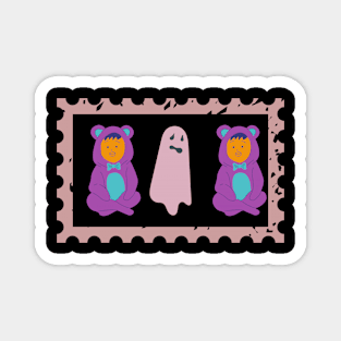 sad ghost Magnet