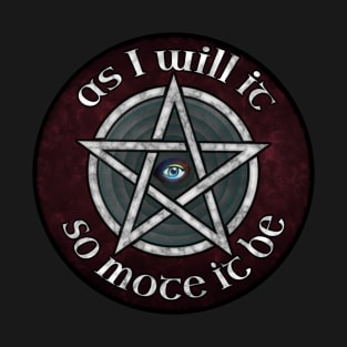 So Mote It Be - Pentagram T-Shirt