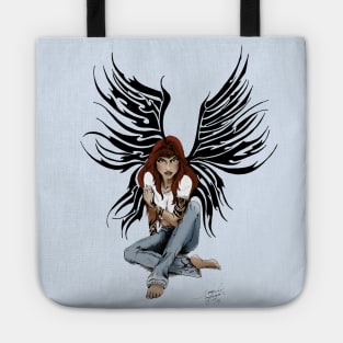 Blue Jean Angel Tote