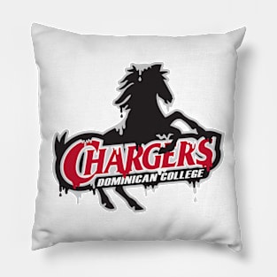 Dominican Chargers Dripping logo Pillow