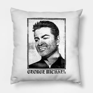 George Michael // Faded Vintage Look // Original Design Pillow