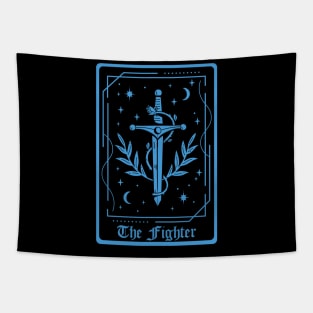 D&D Fighter Class Tarot Cards Tapestry