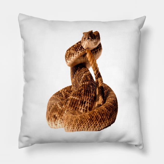 Rattlesnake Pillow by NerdsbyLeo