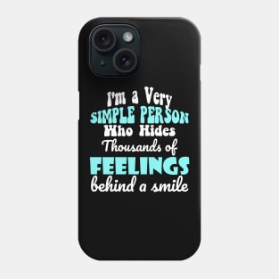 Inspirational And Motivational Introverts Quote Phone Case