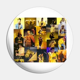 yellow rap collage Pin