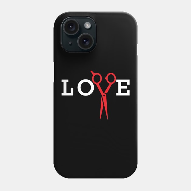 Hair Stylist Love Phone Case by KC Happy Shop