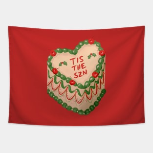 Tis The Season - Christmas vintage cake icing Tapestry