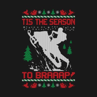 Tis the Season Snowmobile T-Shirt