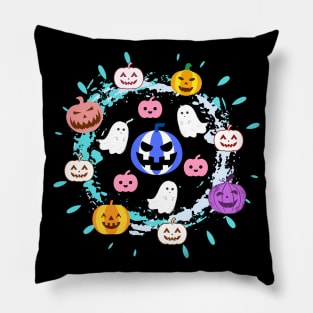 Halloween Face Mask, Happy Hallween For kids, Haloween ghost Face Mask for Kids. Pillow