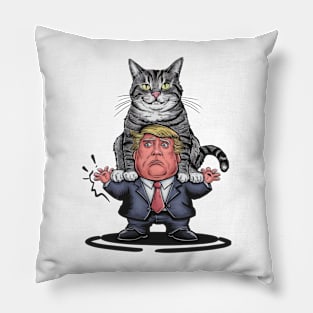 Cats Against Trump Pillow