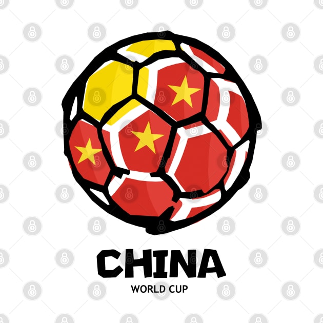 China Football Country Flag by KewaleeTee