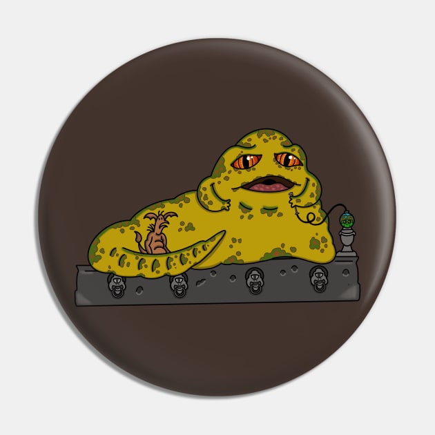 Giant Slug Pin by NikInked