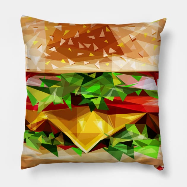 Burger Pillow by dmitryb1