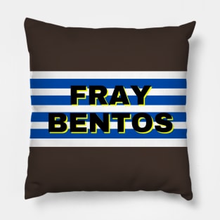 Fray Bentos City in Uruguay Flag Stripes Pillow