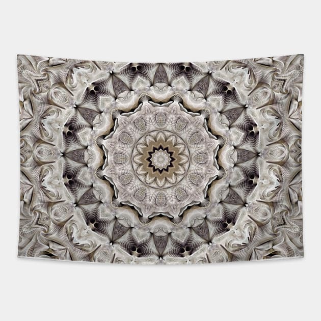 Flower Of Life Mandala (Winter Night) Tapestry by MandalaOfLife