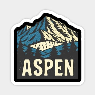 Aspen Ski & Snowboard Magnet