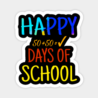 100 Days Of School Teacher And Student T-Shirt Magnet