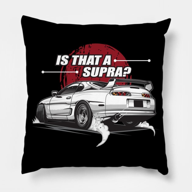 Toyota Supra MKIV Pillow by JDMAPEX