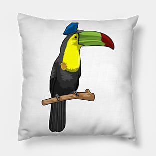 Toucan as Police officer Police Pillow