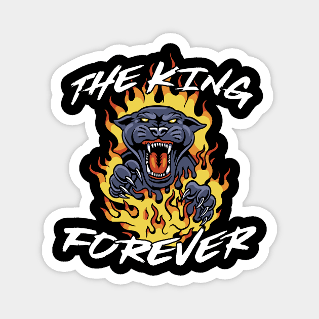 The King Forever Magnet by xivclothing