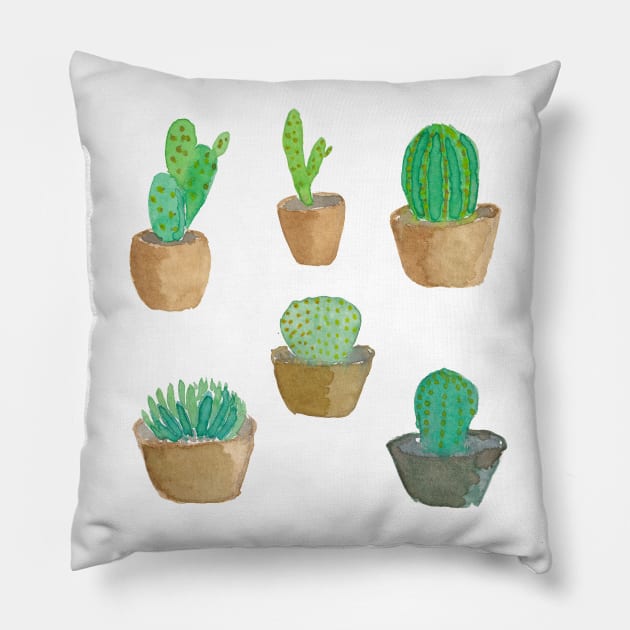 Cactus set Pillow by PrintAmor