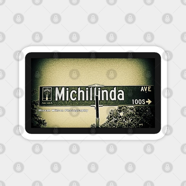 Michillinda Avenue, Arcadia, California by Mistah Wilson Magnet by MistahWilson