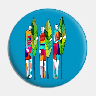 Surfing The Planet Pin