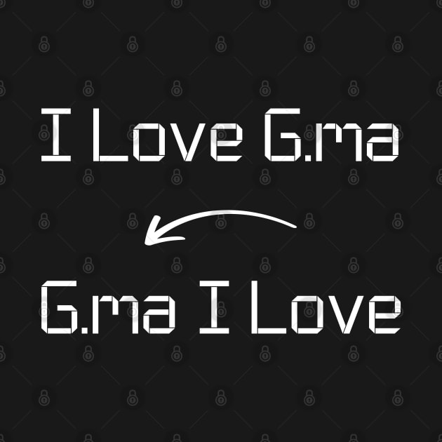 I love Grandma T-Shirt mug apparel hoodie tote gift sticker pillow art pin by Myr I Am